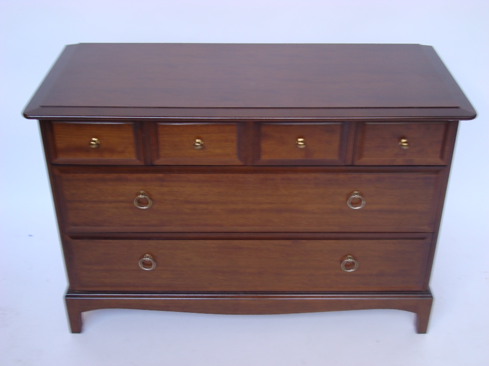 A Stag Minstrel chest of drawers.