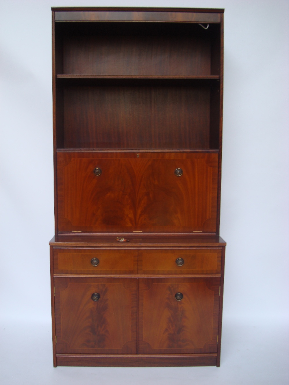 A George III style reproduction cabinet,