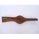 A WWI wooden propeller stamped GL526 NII 2610 L. H R. R. Eagle 8. D 3050 P.