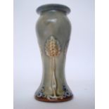 A Royal Doulton stoneware vase, of inverted waisted baluster form,