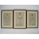 After Spy, three Vanity Fair Cricketers 'Bobby', 'Plum' and 'Yorkshire'.
Colour lithographs, f/g.