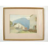 WITHDRAWN.  W Heaton Cooper R. I (1903 - 1995).
A Lakeland Farm, a colour print, signed in pencil.