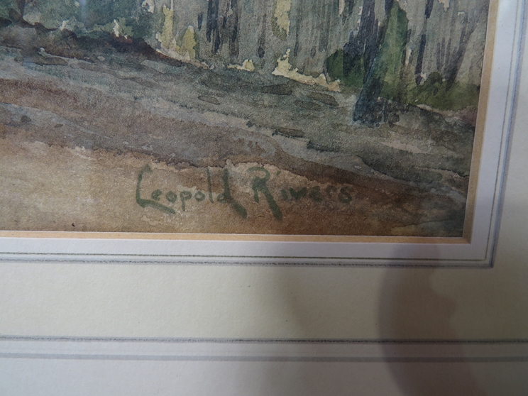 LEOPOLD RIVERS (1852-1905) -A gilt frame - Image 2 of 2