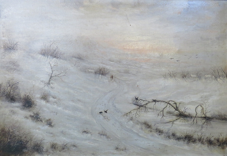 ALFRED BOBBY (Norfolk Artist) Winter sce