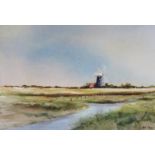 KEN TIDD  (XX) : A watercolour depicting