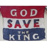 A WWII era "God Save the King" flag,