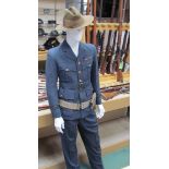 A WWII 1941 pattern RAF service dress uniform consisting of jacket, trousers,