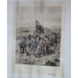 A 1900 "Sons of the Empire" print depicting British Forces in pose,