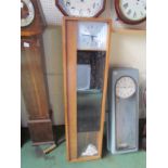 An early 20th Century mahogany cased Sychronome electric wall clock