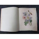 A 19th Century leather bound album containing many various sketches,