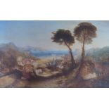 AFTER JOSEPH MALLARD WILLIAM TURNER: A 19th Century copy in watercolour of "The Bay of Baiae" with