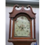 A late 18th / early 19th Century 30 hour oak longcase clock,