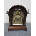 A late Victorian / early Edwardian Winterhalder and Hofmeier Germany repeating bracket clock with