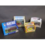 Four boxed TV related models including Only Fools & Horses