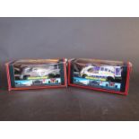 Boxed Scalextric C468 Sauber Mercedes and C418 Jaguar