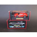 Two Scalextric Ferraris - C195 and C391