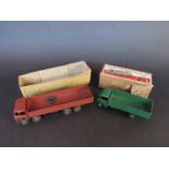 Boxed Dinky Supertoys 511 Guy 4-Ton lorry, box a/f together with Dinky Supertoys Foden lorry,