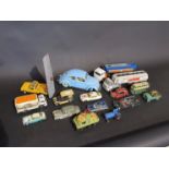 A box of mixed diecast models including Solido,