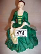 A Royal Doulton figure of 'Lady from Williamsburg' HN 2228 (approx. height 6 1/4" / 16cm)