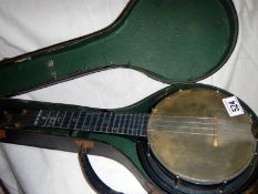 A 'Jolli Joe' banjo with original hand c