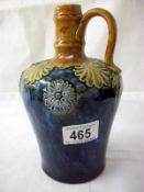 A Royal Doulton saltglaze whisky flask (approx. height 8" / 21.25cm)
 
Condition
In good