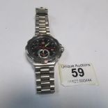 A genuine Tag Heur Gent's Tachymeter wrist watch
 
Condition
Strap looks to fit medium/large