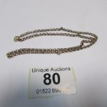 A 16" gold chain, 6gms