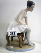 A Nao figure of ballerina (approx. height 9" / 23cm)