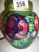 A Moorcroft ginger jar with Queen Mary label
 
Condition
No damage or restoration
Label under