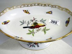 A Hand-painted Famuvert comport (approx. height 4 1/4" / 11cm)