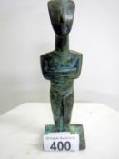 A Bronze figure of a man (approx. height 5 3/4" / 15.75cm)
