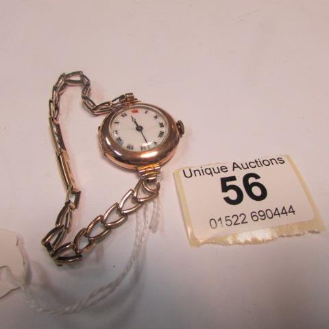 A Rolex all gold ladies wrist watch
 
Condition
Diameter approximately 27mm / 1 1/8”
Running
In