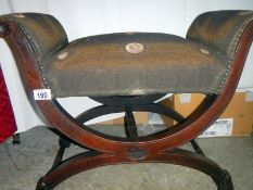 An X-frame stool