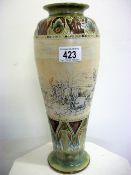 A Lambeth Doulton Deer vase by Hannah Barlow (approx. height 13 3/4" / 35cm)
 
Condition
No