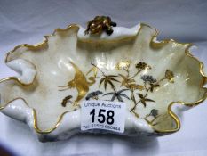 A Victorian Worcester bowl with climbing