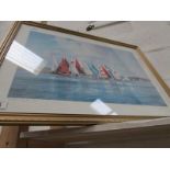 A limited edition print of regatta scene