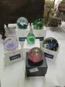 6 boxed Caithness glass paperweights
Condition
No damage
Some light scratches
