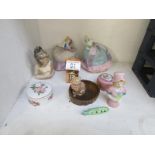 A mixed lot including pin cushion dolls,