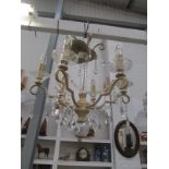 A 6 light chandelier