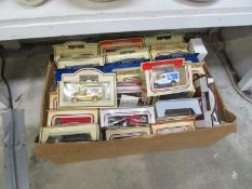 A large box of boxed die cast model vehi