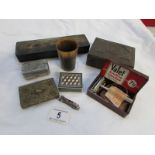 A mixed lot including Oriental boxes, ho