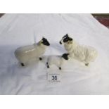 3 Beswick sheep