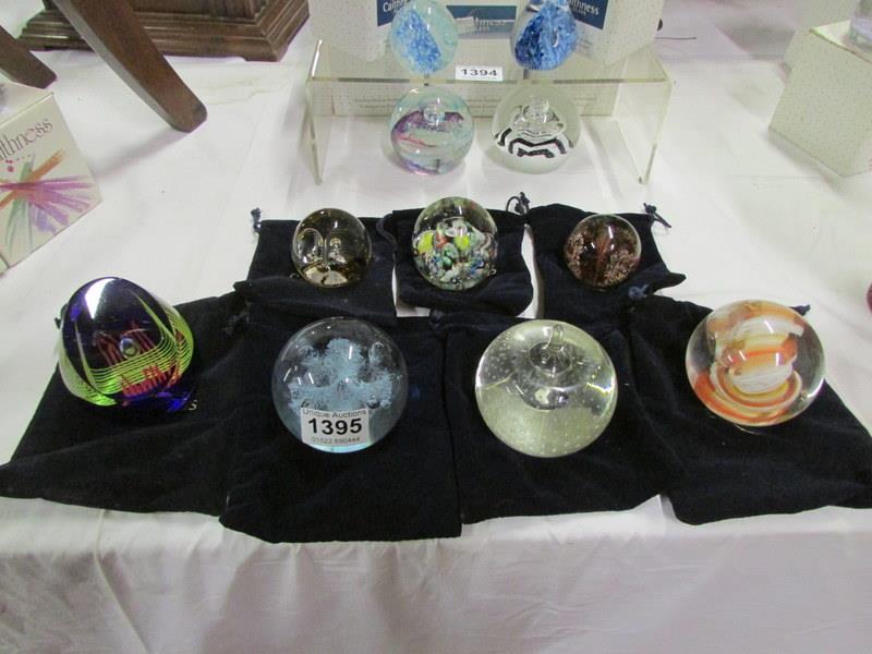 7 unboxed Caithness glass paperweights
Condition
2 have chips, some minor scratches