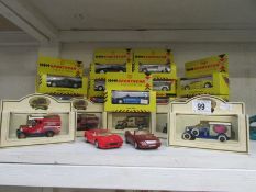 A quantity of boxed Shell classic cars