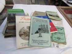 A mixed lot including books and maps of