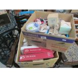 2 boxes of new craft kits, boxes etc