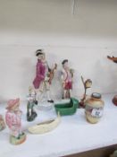 A mixed lot of figurines etc