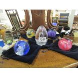 5 unboxed Caithness glass paperweights