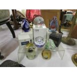 6 boxed Caithness glass paperweights and