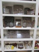 A large collection of thimbles and racks including advertising, military etc, approximately 1080